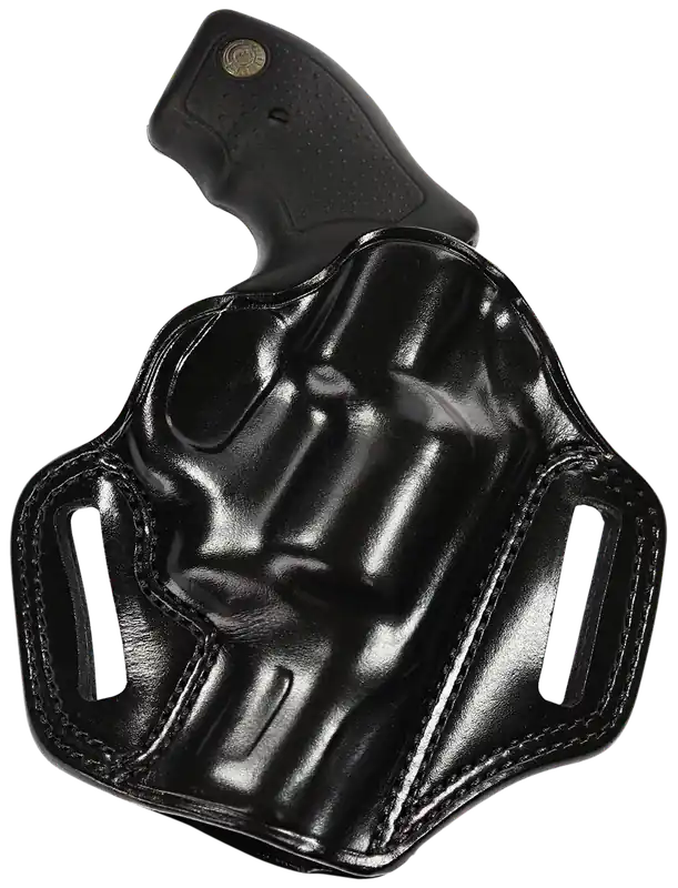 Galco CM270B Combat Master OWB Black Leather Holster for Browning Hi-Power/Springfield SA-35/Girsan MC P35/Match Right Hand