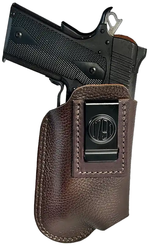 1791 Gunleather IWB Holster, Size 04, Brown Leather, Right Handed