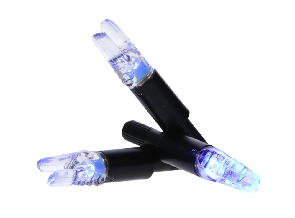 NAP Thunderglo Blue Illuminated Nock 6-Pack