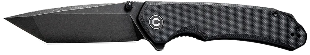 Civivi Brazen Folding Tanto Knife with Black Stonewashed D2 Blade and G10 Handle
