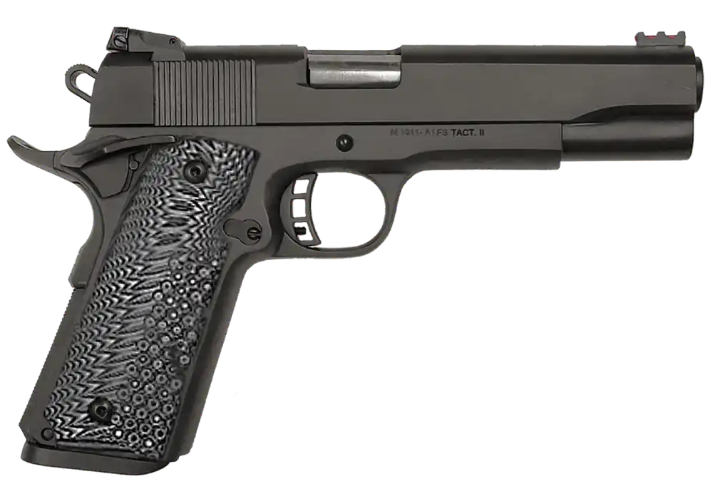 Taylors & Company 1911 A1 Tac Ultra 10mm Auto, 5" Barrel, 8+1 Capacity, Black Parkerized Finish, G10 Grip