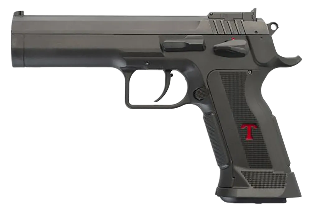 Tanfoglio TFLIMPROP9 Limited Custom 9mm Luger Pistol with Stainless Steel Barrel and Black Polymer Frame