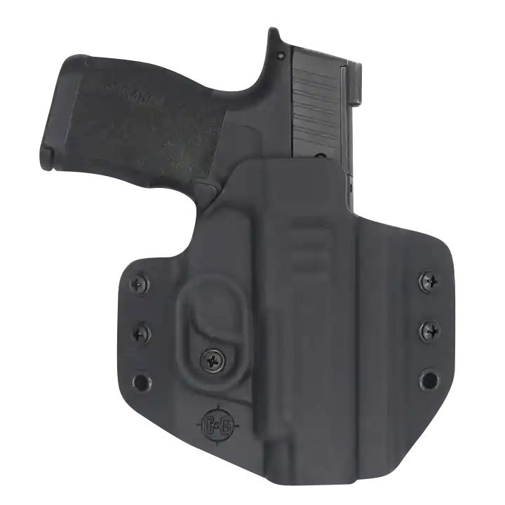 C&G Holsters Covert OWB Black Kydex Belt Loop for Sig P365 XL - Right Handed