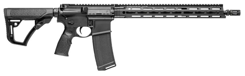 Daniel Defense DDM4 V7 LW 5.56 NATO Rifle, 16" Barrel, 30+1 Capacity, Black Finish, Adjustable Stock