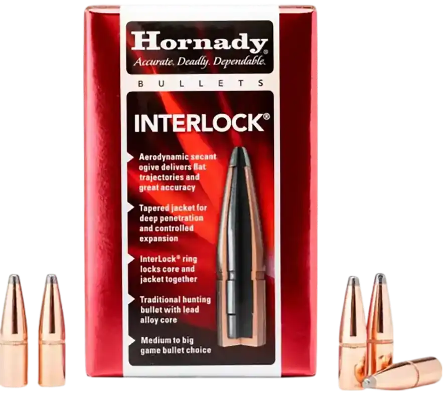 Hornady 2825 InterLock 7mm .284 139 gr BTSP - 100/Box, 25/Case