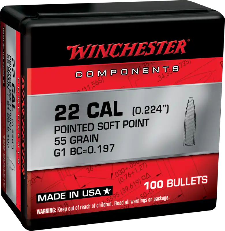 Winchester Ammo WB223SP55X .223 Rem 55gr PSP 100/Box