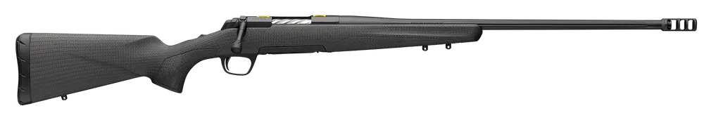 Browning X-Bolt Pro 300 PRC Rifle with Matte Blued Fluted Barrel and Black Synthetic Stock