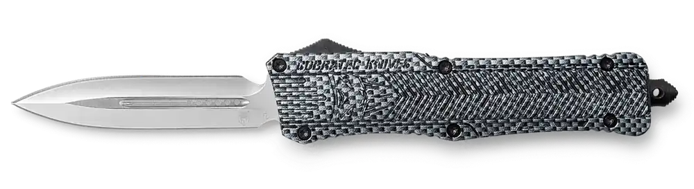 CobraTec CTK-1 Large OTF Dagger with D2 Steel Blade and Carbon Fiber Handle