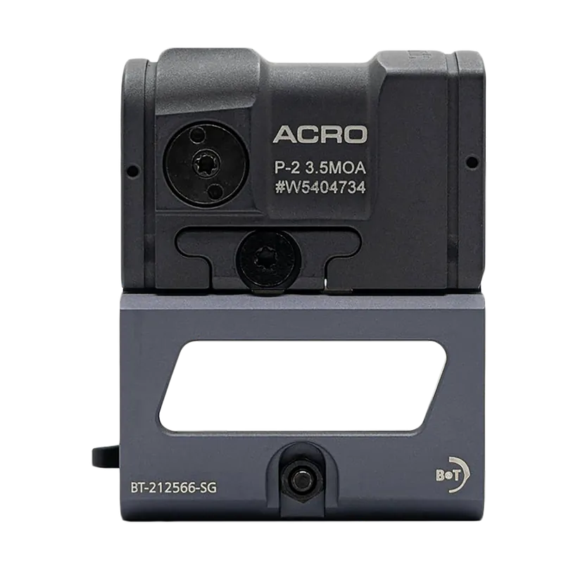 B&T Firearms AP-200871-SG-39-QD Aimpoint ACRO P-2 Gray Red Dot Sight 3.5 MOA Reticle