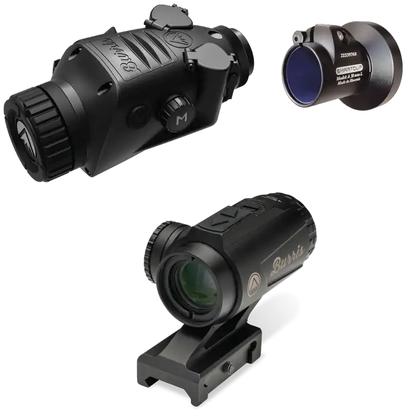 Burris BTC 35 V2 RT3 Thermal Clip-On/Handheld/Mountable 1-4x35mm Matte Black Combo