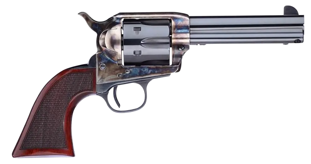 Taylors & Company Smoke Wagon .357 Mag 6rd 4.75" Revolver - Blued & Case Hardened Finish with Walnut Grip (Taylor Tuned)