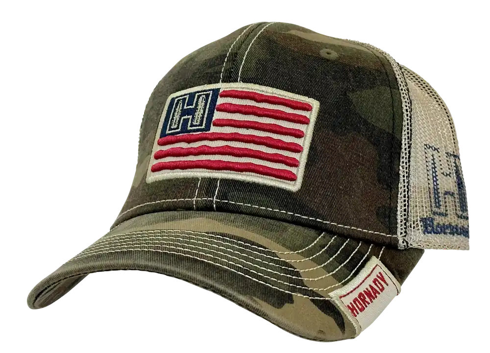 Hornady Gear 10090 Camo American Flag Patch