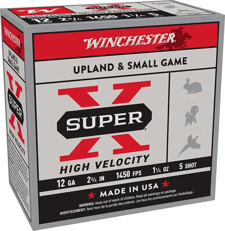 Winchester Super X 12 Gauge High Velocity Shotgun Shells - 25/Box