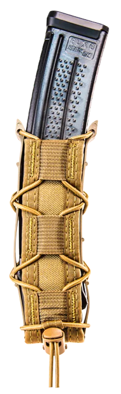 High Speed Gear TACO Extended Mag Pouch - Coyote Brown, MOLLE Compatible, 2" Belt