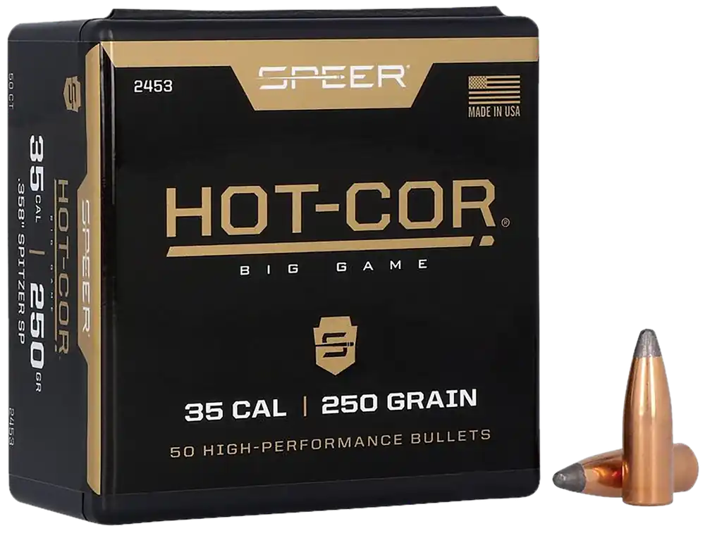 Speer 2453 .358 250gr Spitzer Soft Point Rifle Hunting Ammo