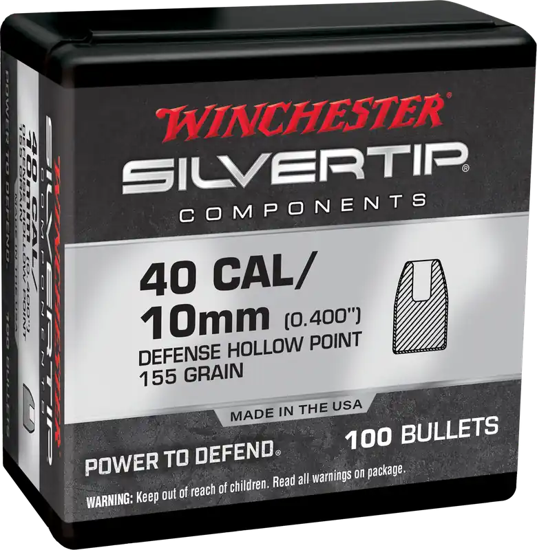 Winchester Ammo WB40ST155X 40S&W 155gr Silvertip HP 100/Box