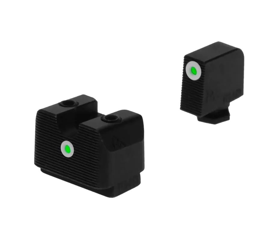 Rival Arms RA4B231G Night Sights for G17/G19 with Green Tritium and White Outline