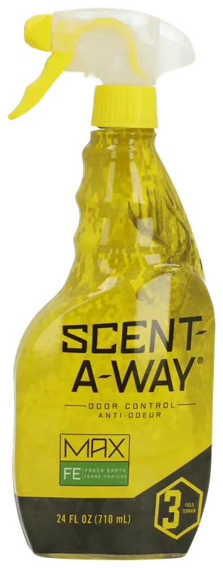 Scent-A-Way Max Field Spray Odor Eliminator Earth Scent 24 oz Trigger Bottle