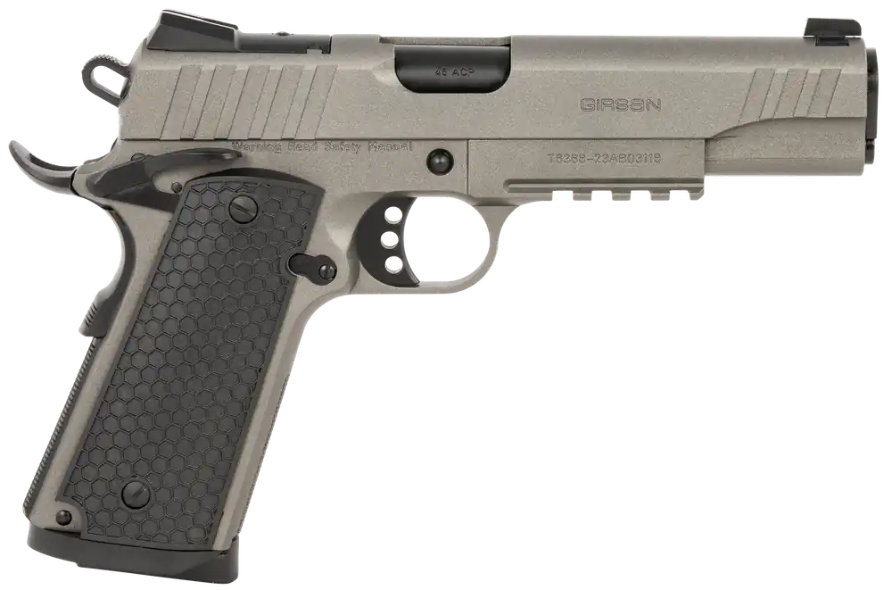 Girsan MC1911 S Influencer 45 ACP 8+1 Full Size Pistol with Optic Ready Slide & Gray Polymer Grip