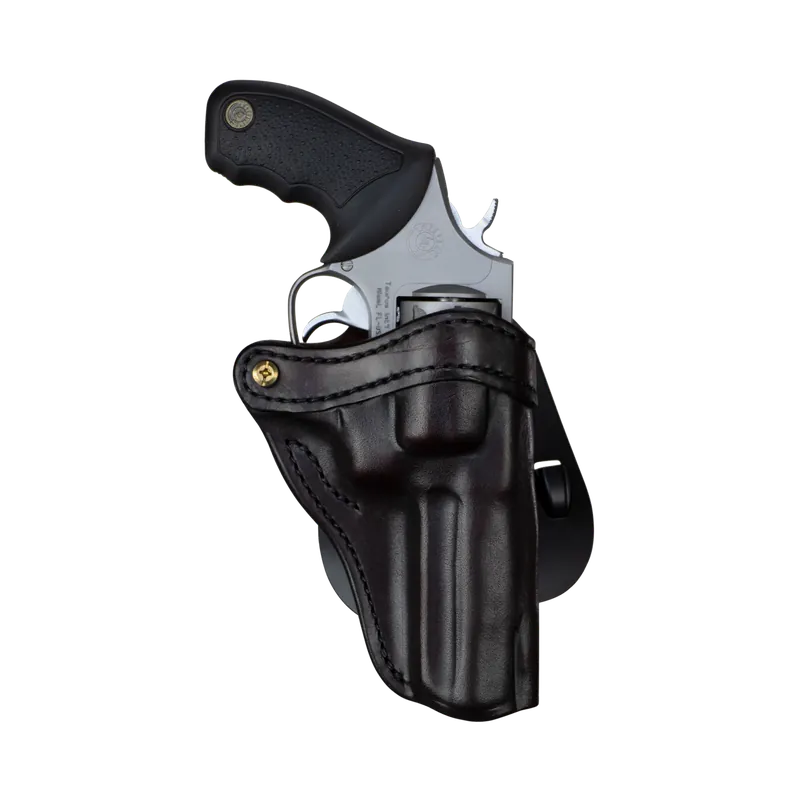 Ruger GP100 Right Hand Brown Leather Paddle Holster - 1791 Gunleather PDHR2SBRR RVH2 OWB Signature