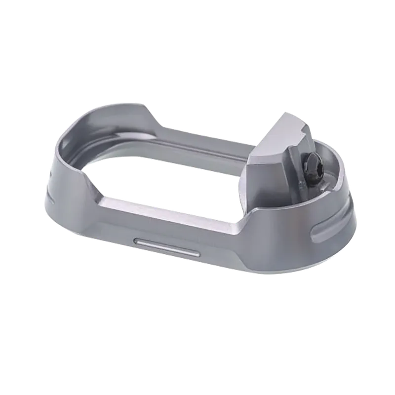 Tyrant CNC Glock 17 Gen4 Grey Aluminum Magwell TDG17MWG4GREYBLACKSCRE