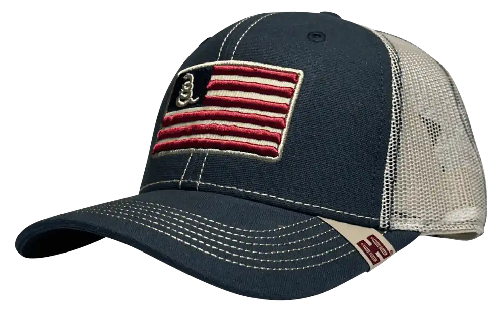 Navy Trucker Hat with Gadsden Flag - Hornady Gear 33310