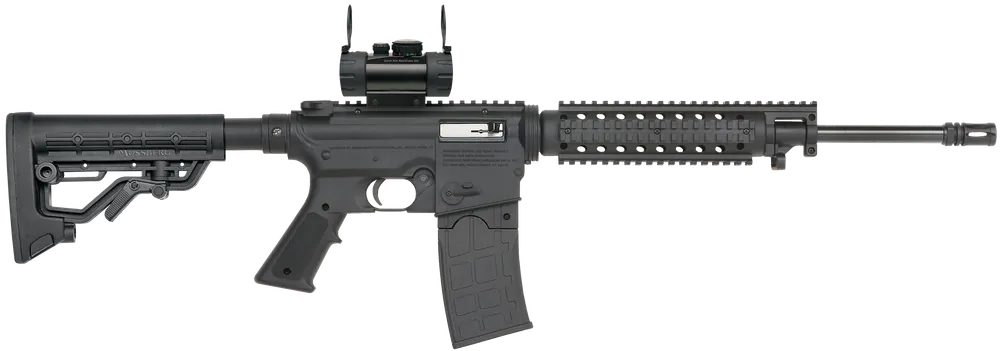 Mossberg 37232 715 Tactical .22 LR Rifle with Red Dot Sight and Adjustable Stock