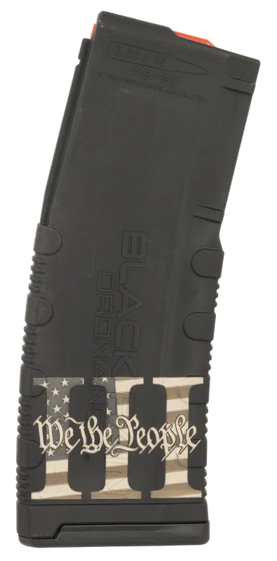 Black Rain Ordnance MAG303PERCENT 30rd AR-15 Magazine with "We The People" Engraving - .223/5.56 NATO