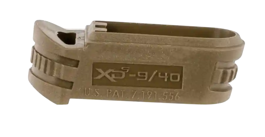 Springfield Armory XD-S 9mm Luger Backstrap Sleeve, Flat Dark Earth, Polymer, #2 Backstrap, 3"-4" Barrel