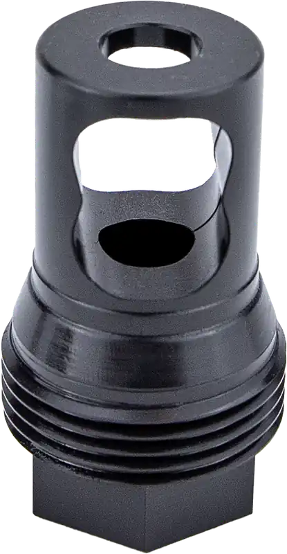 Kgm Suppressors A-TMB50-S-2 R50T Taper Muzzle Brake, Black Nitride Steel, 7/8"x14 Threads