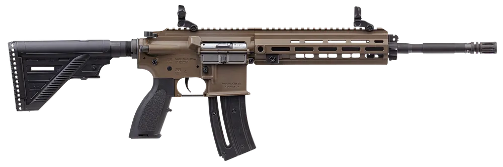HK 416 Sports South Exclusive .22 LR Rifle with Threaded Barrel and Retractable Stock