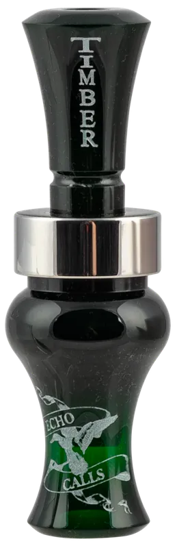 Echo Calls 77766 Timber Single Reed Mallard Hen Duck Call - Dark Green Acrylic