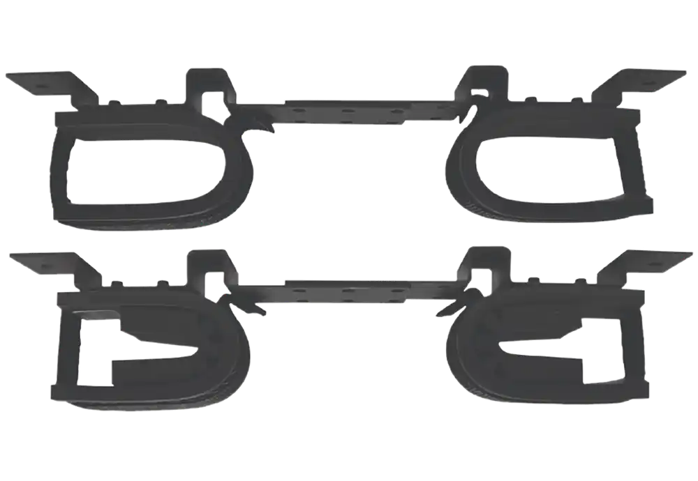 Overhead Black Steel Gun Rack for 2 Rifles/Shotguns - Rugged Gear 10075