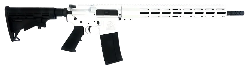 Great Lakes Firearms GL15223WHT AR-15 Rifle - .223 Wylde, 16" Barrel, 30+1 Capacity, White Receiver, Black Stock & Grip