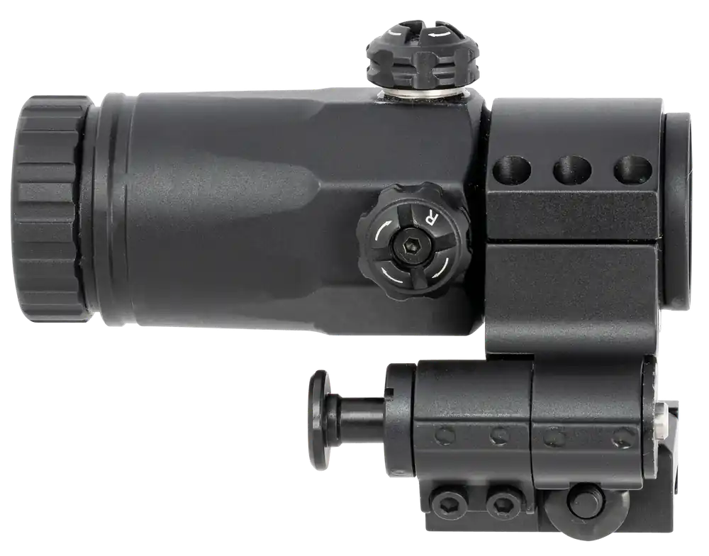 Meprolight USA MX3-F 3x Magnifier with Push Button Flip to Side - Black