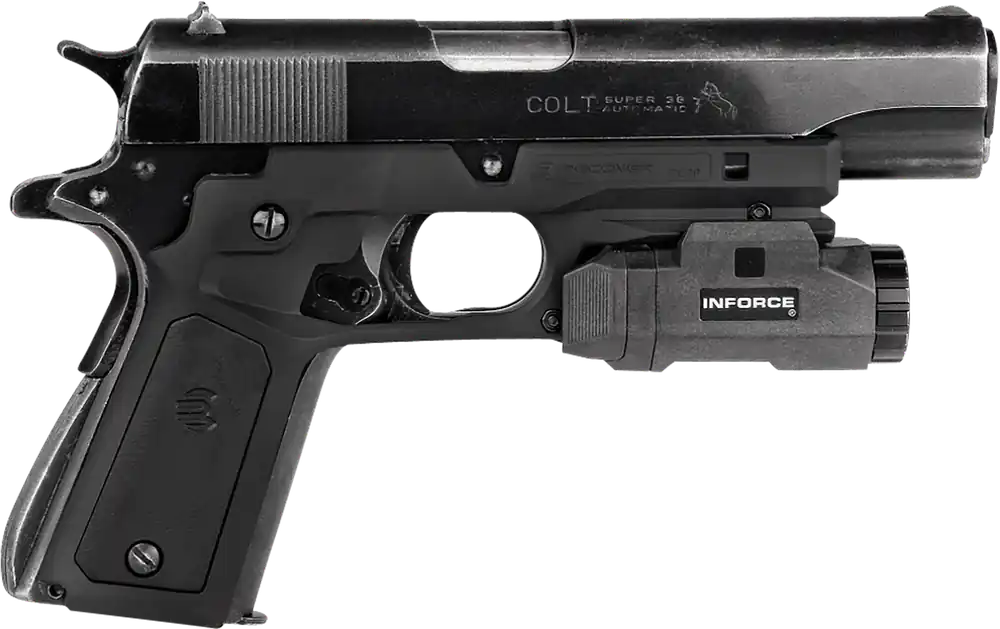 Recover Tactical CC3P0104 Black Polymer Frame Grip with Interchangeable Panels for 1911 Standard Frame
