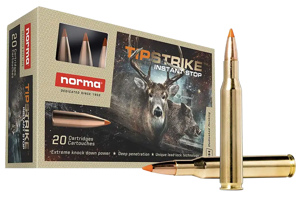 Norma Tipstrike 270 Win 140gr Polymer Tip Hunting Ammo - 20/Box