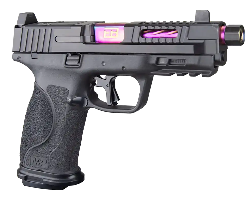 Ed Brown MPF2 9mm Luger 17+1 Purple Threaded Barrel Pistol with Optic Cut Slide