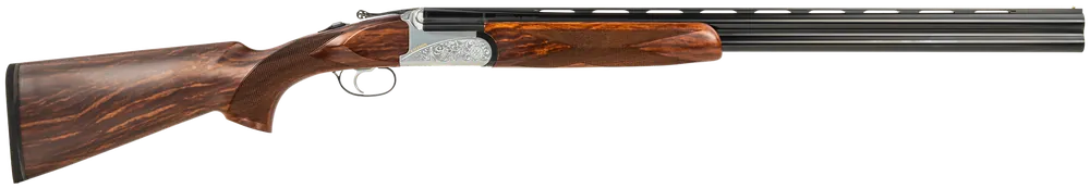 Fausti USA 20 Gauge Shotgun with Engraved Stainless Receiver and Wood Stock