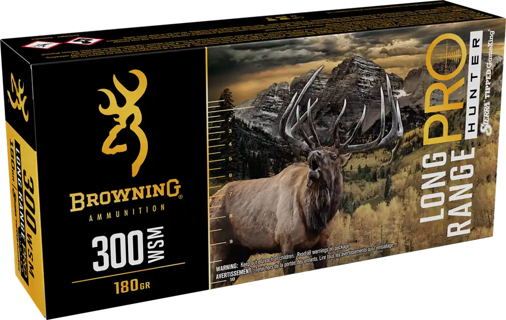 Browning Long Range Pro 300WSM 180gr Ammo - 20 Rounds per Box