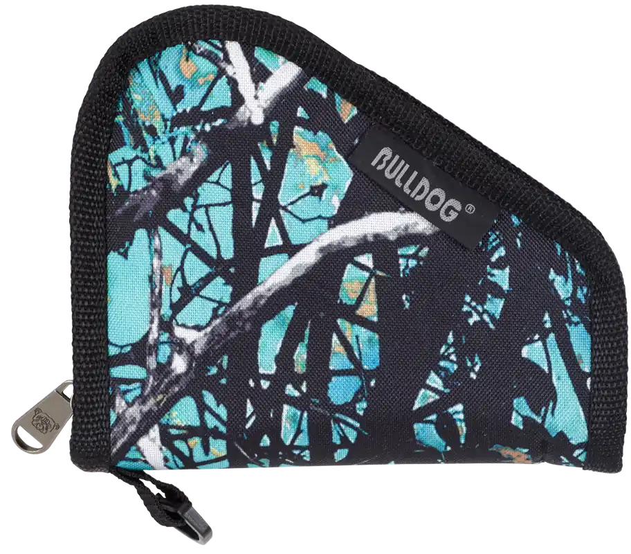 Bulldog BD609SRN XS Pistol Rug - Muddy Girl Serenity Camo/Black Nylon Handgun Case