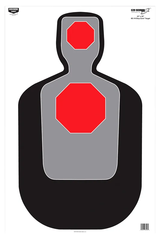 Birchwood Casey EZE-Scorer BC-19 Silhouette Targets, 23"x35", Pack of 100