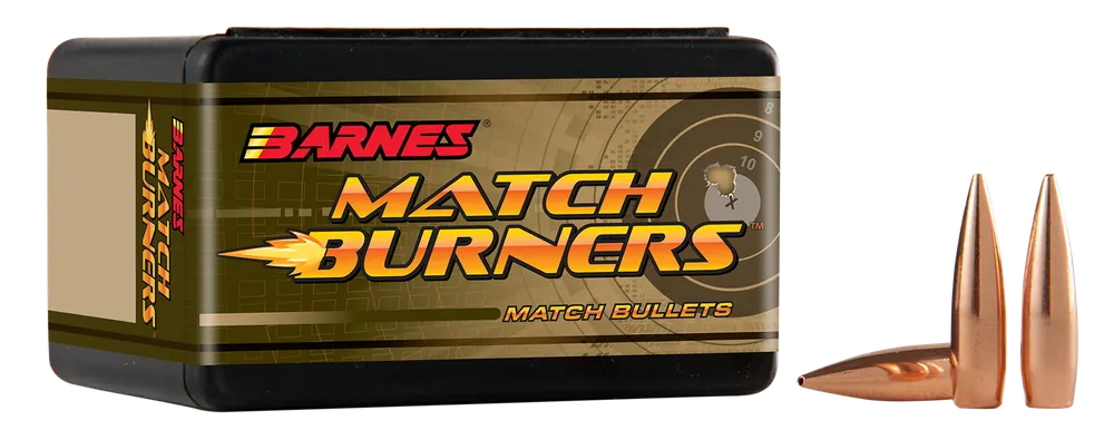 Barnes Bullets 30164 22Cal 85gr Match Burners Boat Tail 100 Count