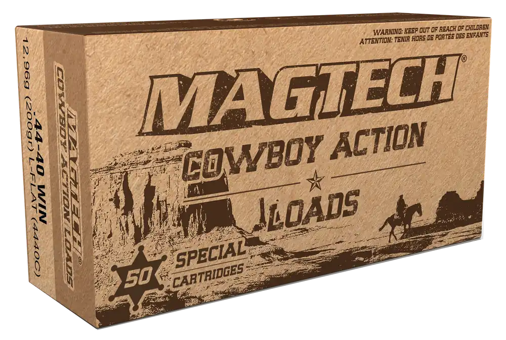 Magtech 4440C Cowboy Action .44-40 Win 200gr LFN Ammo - 50 Rounds/Box, 20 Boxes/Case