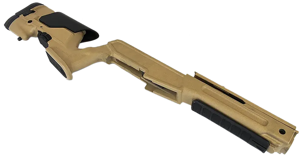Archangel AAMINIDT Precision Stock for Ruger Mini-14/Mini Thirty - Desert Tan with Adjustable Cheek Riser