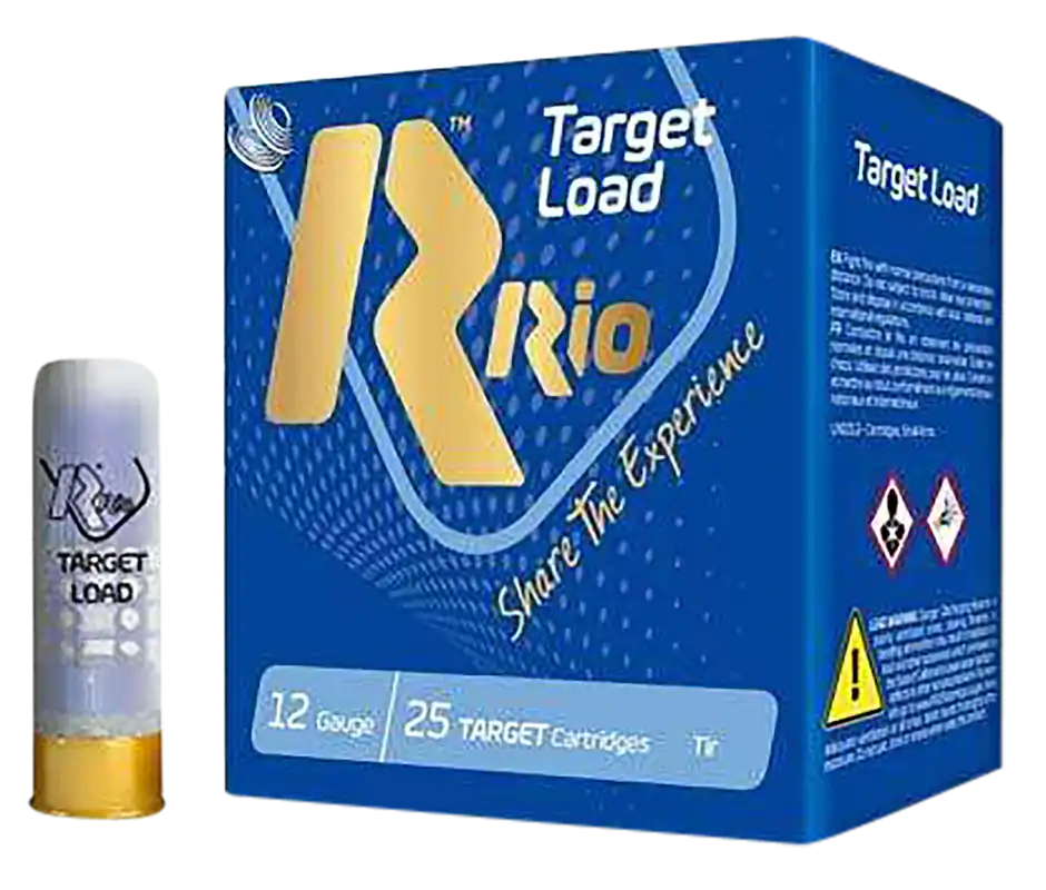 Rio Ammunition TG369 12 Gauge High Velocity Target Load 9 Shot 25/Box