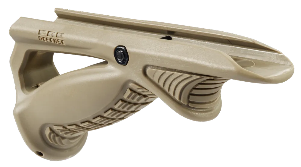 FAB Defense FXPTKT PTK Ergonomic Angled Grip with Storage - Flat Dark Earth Polymer