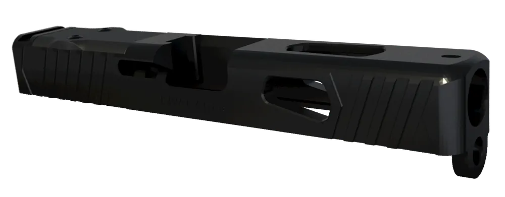 Precision Slide for Glock 19 Gen3 - Black QPQ Case Hardened Stainless Steel