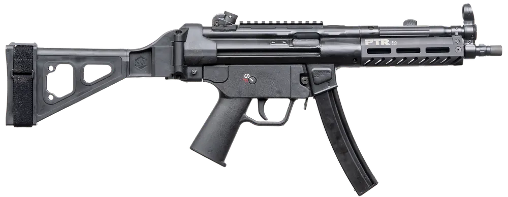 PTR 9CT 9mm Luger Pistol with 30+1 Capacity and SB Tactical Brace