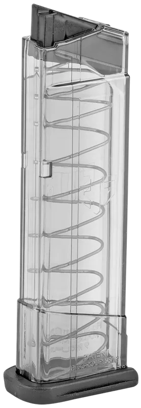 ETS Group 9-Round 9mm Luger Pistol Magazines for S&W M&P Shield - Clear Detachable